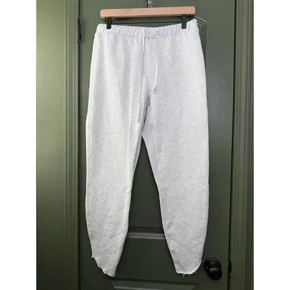 NWOT Frank & Eileen CHRISTINE Tulip Ankle Triple Fleece Sweatpant Jogger Gray XL - Picture 2 of 6